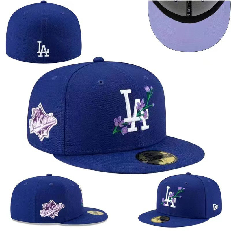 Fitted Hats  Embroidered side patch