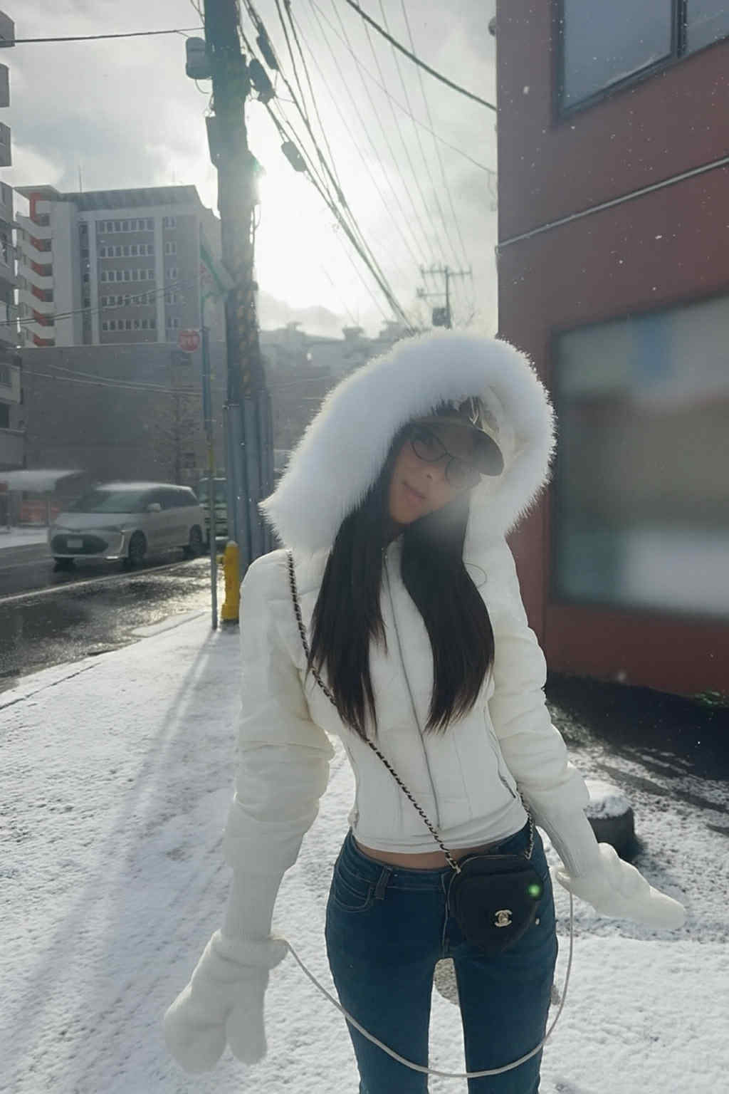 Y2k cropped puffer jacket